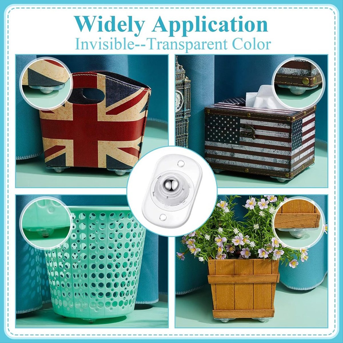Set di 36 Rotelle Adesive per  - Kitchen Appliances In Sale recensione e prezzo